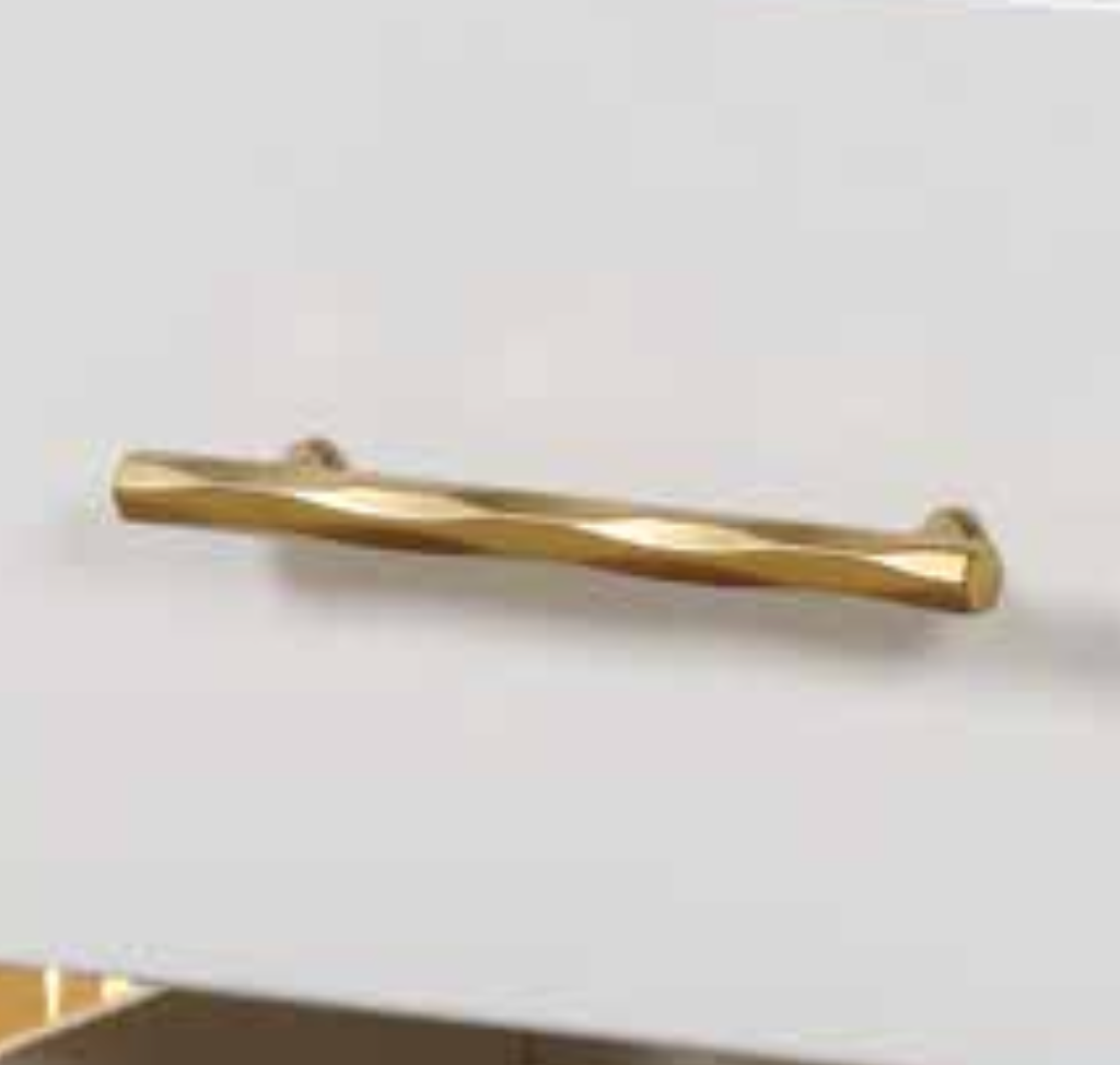 Royal Bedroom Set King— White With Gold Accents