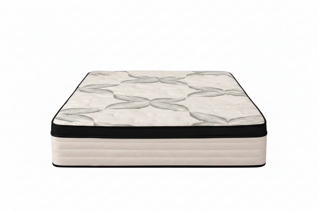 Meuble Divino Care Plus Queen Mattress with medium firm support, showing plush surface and clean design.
