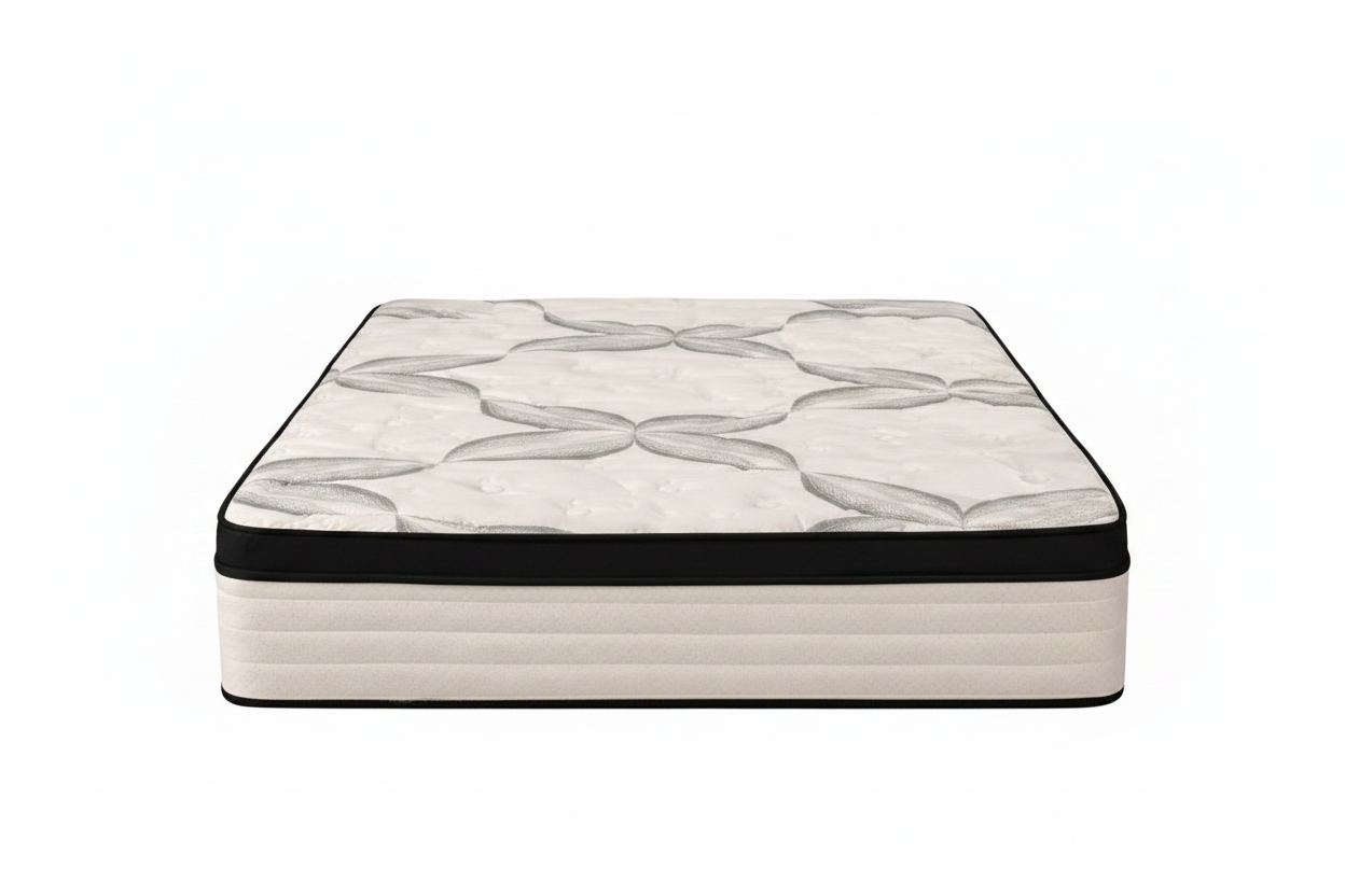 Meuble Divino Care Plus Queen Mattress with medium firm support, showing plush surface and clean design.
