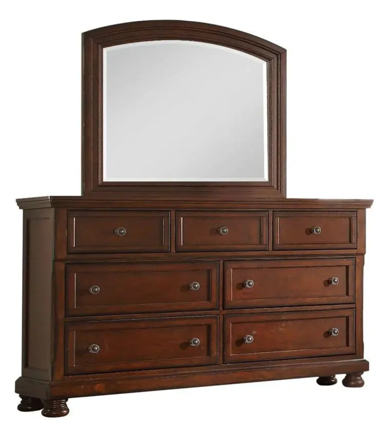 Walnut Baltimore queen bedroom set with storage bed by Meuble Divino, featuring a stylish bedroom furniture design and ample storage space.