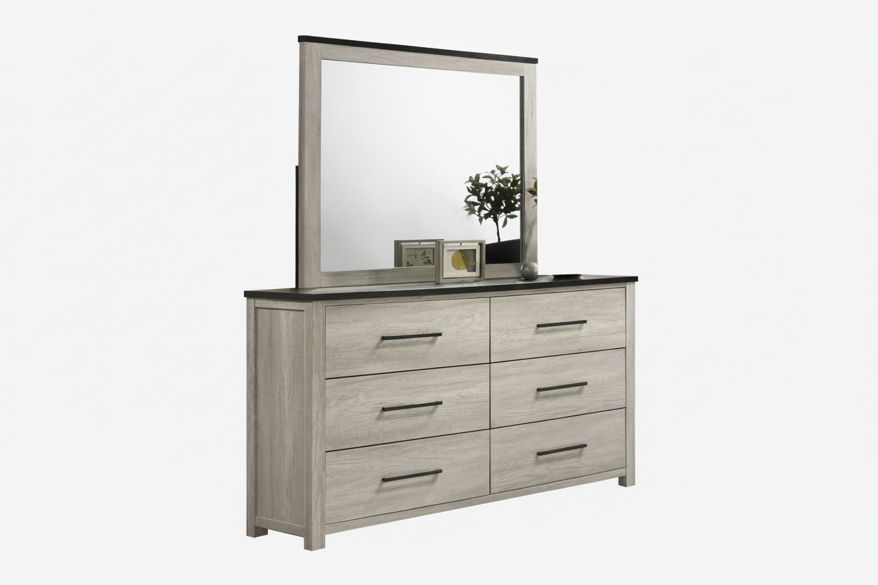 Ensemble de chambre à coucher de style ferme moderne