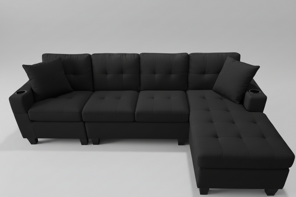 4 seator sectional cough MTL Meubles et Matelas