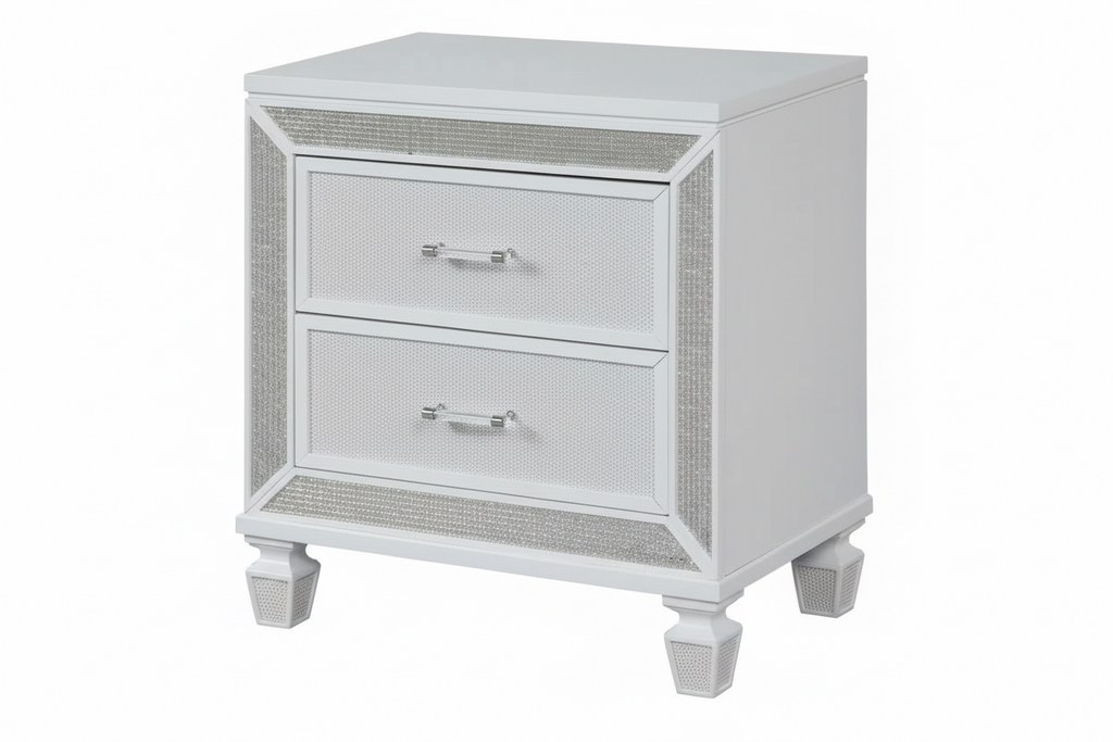 Crystal Queen Bedroom set Meuble Divino