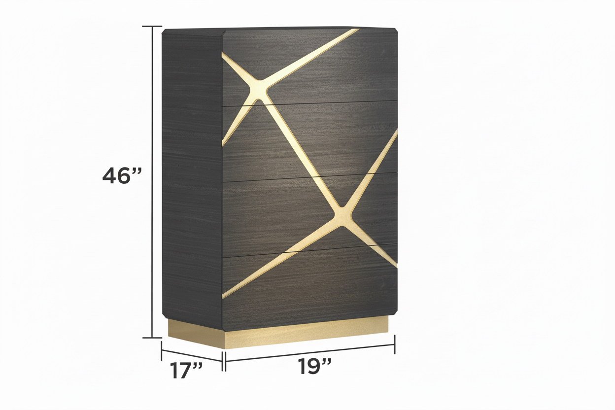 Ensemble de chambre à coucher Chole à rangement hydraulique sans ailes