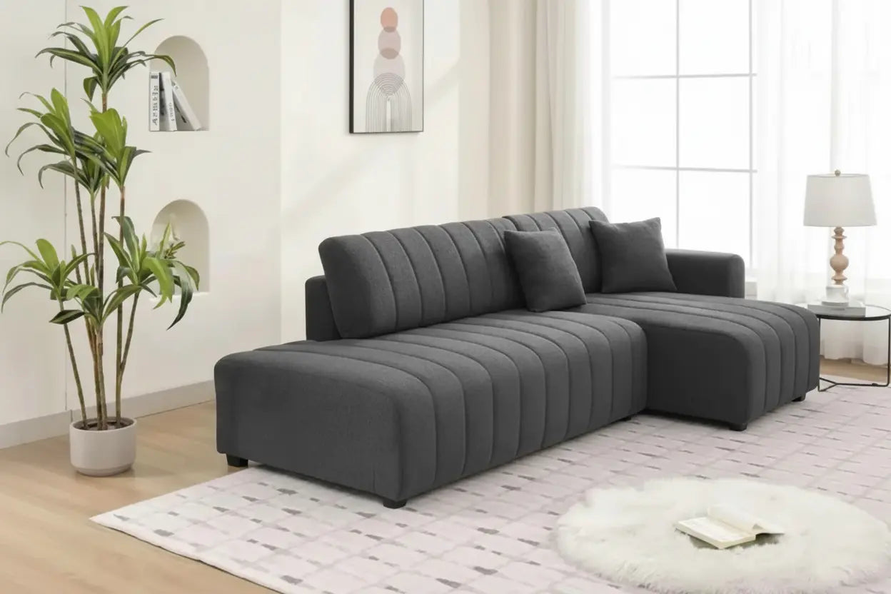 Canapé suisse blanc ivoire 