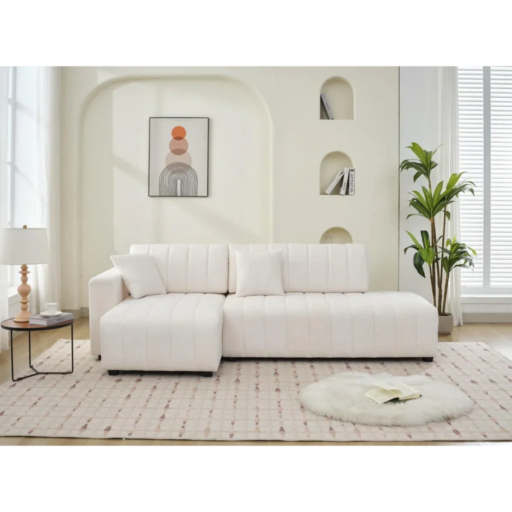 Swiss Sofa Ivory white
