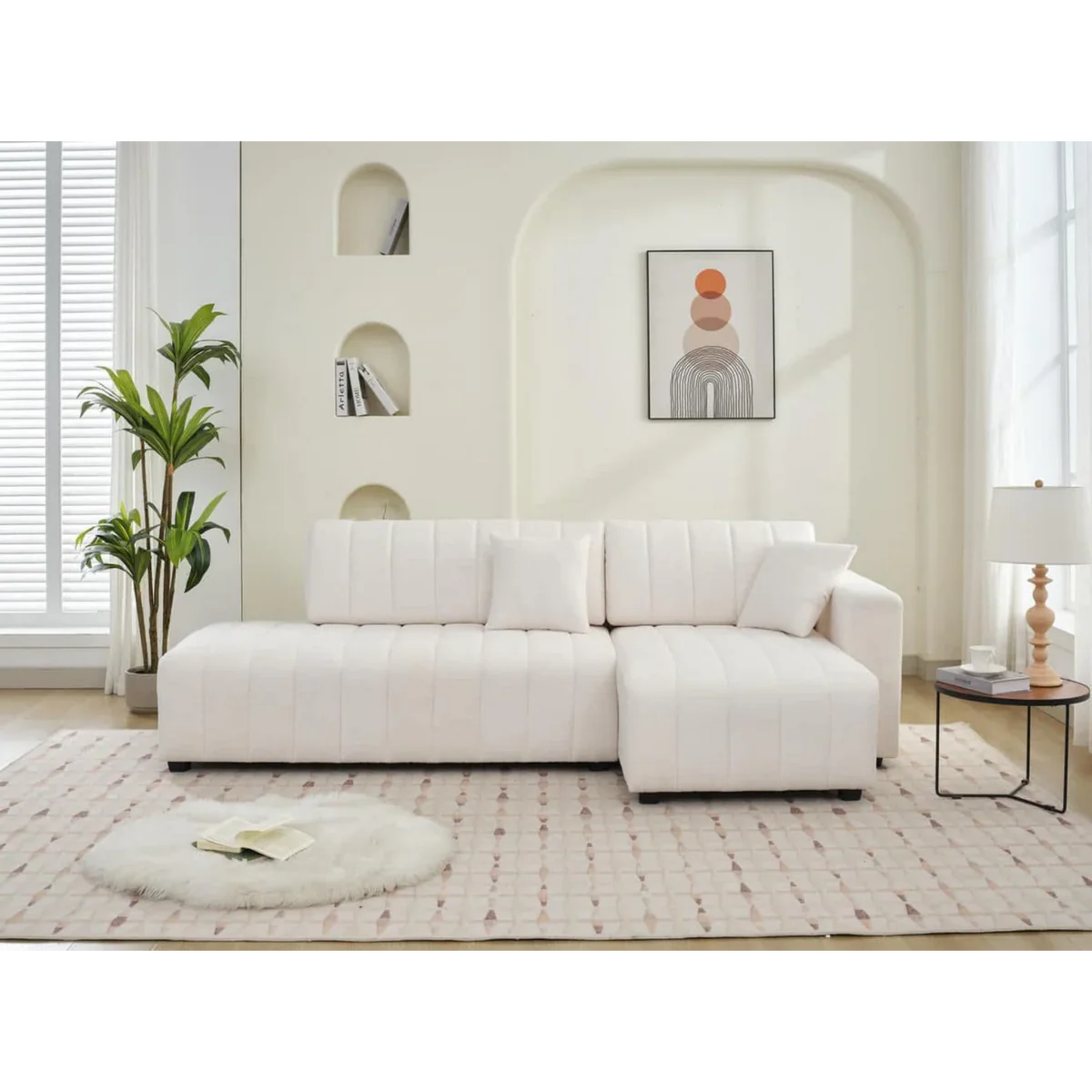 Swiss Sofa Ivory white
