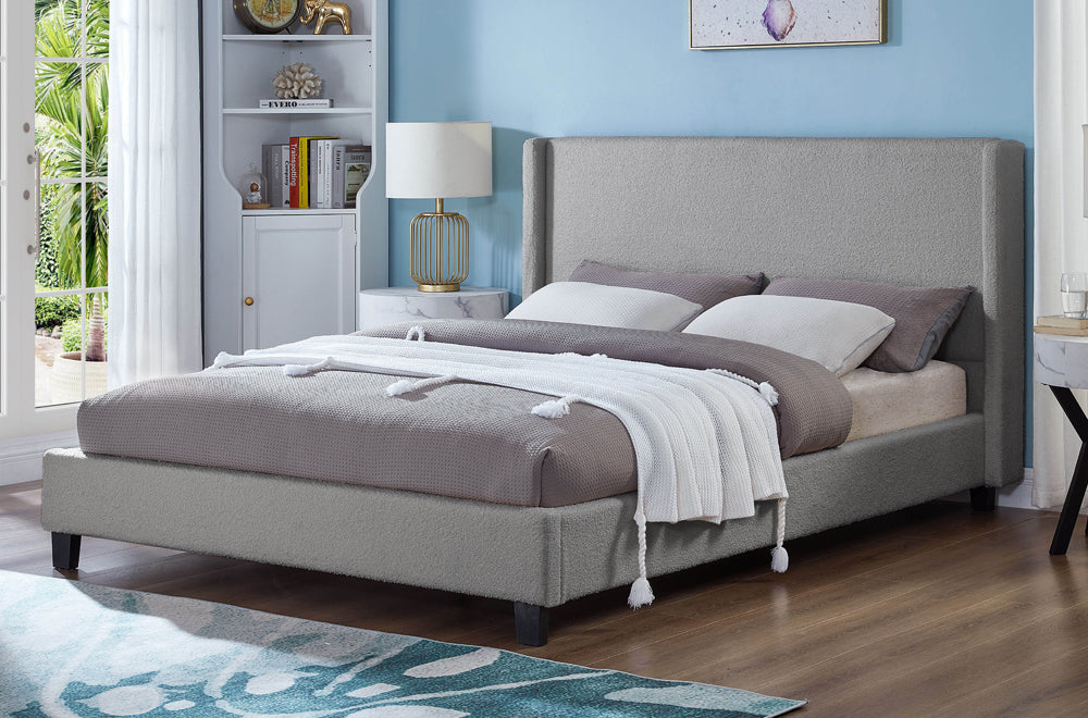 Affordable grey king bed – made in Canada