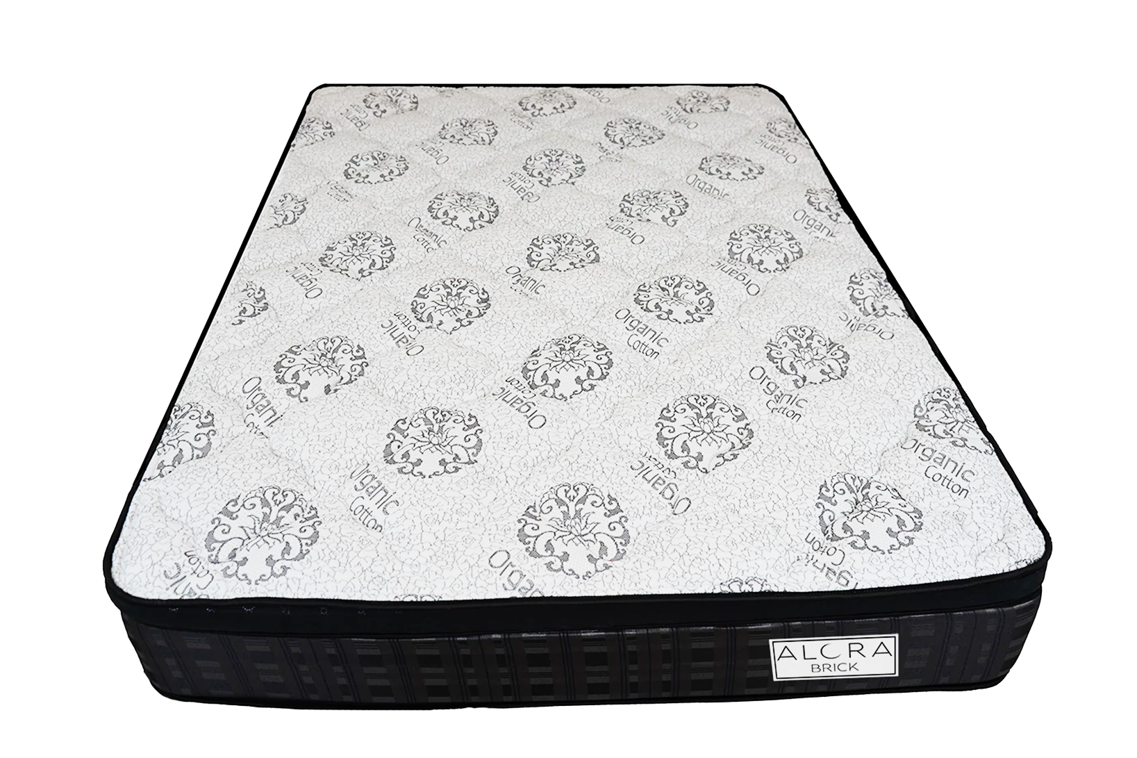 Double-sided mattress with pillow top and firm reverse side