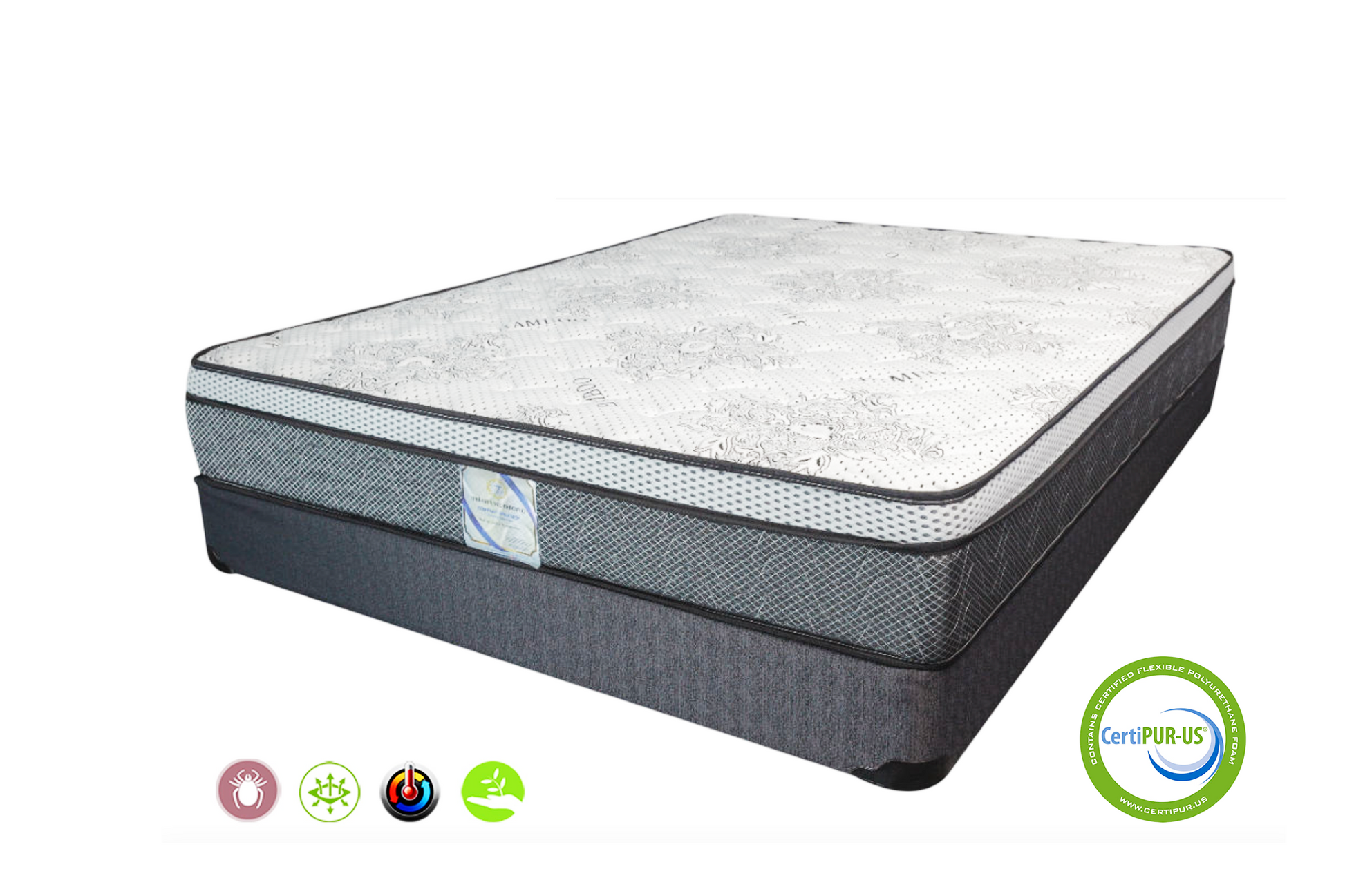 Comfort Dreamer mattress with bamboo top and high-density foam
