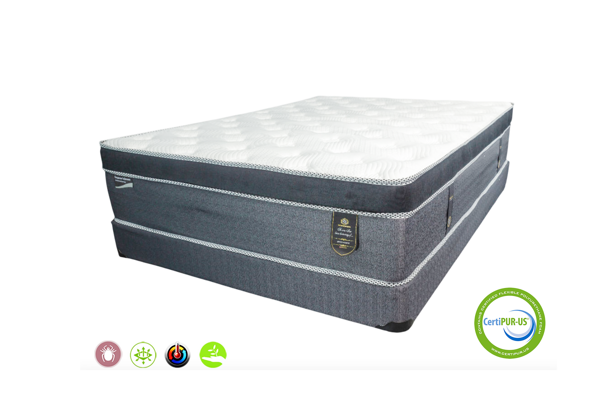 Emperor Dream bamboo mattress with pocket coils – firm support