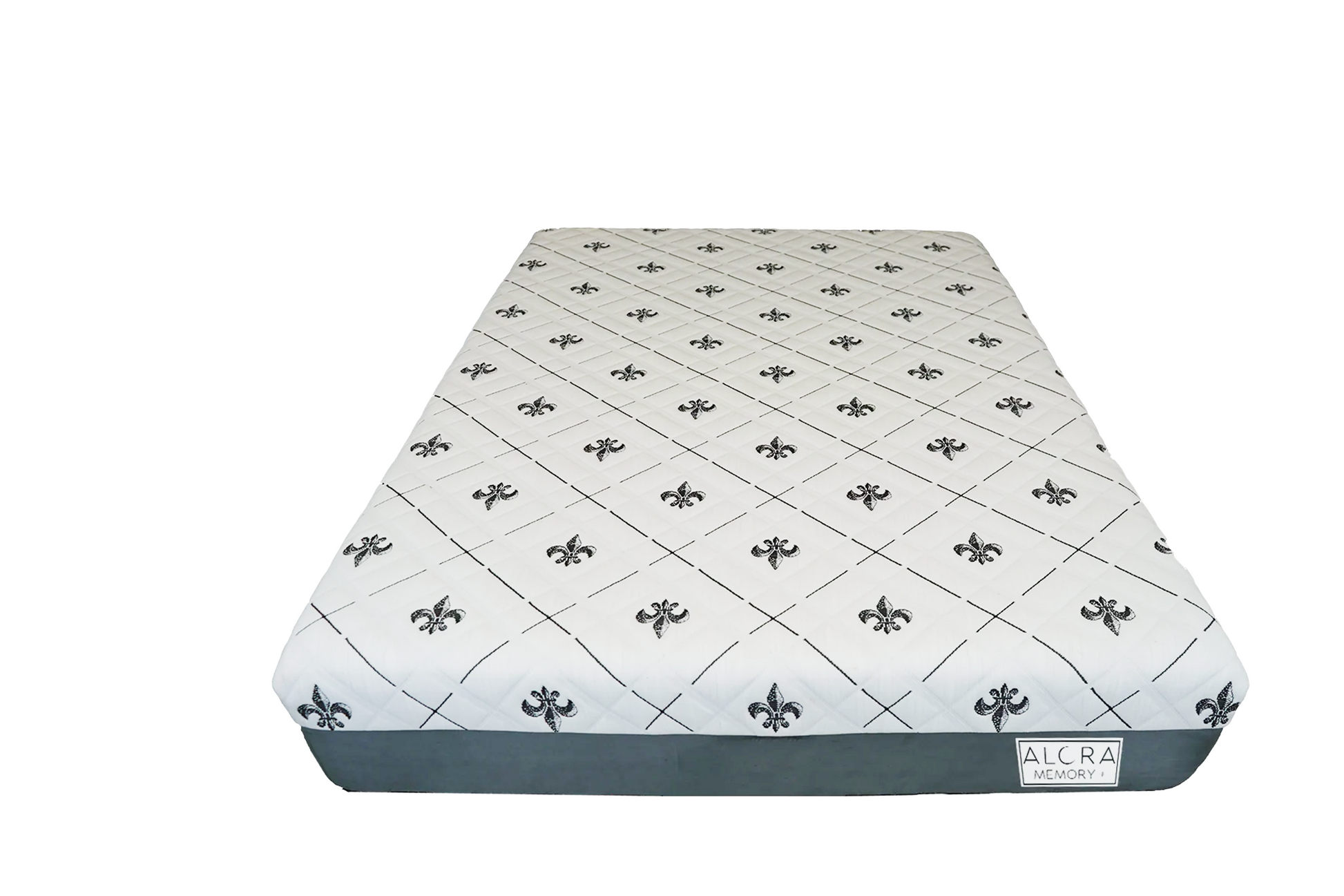 Gel memory foam mattress with quilted top layer