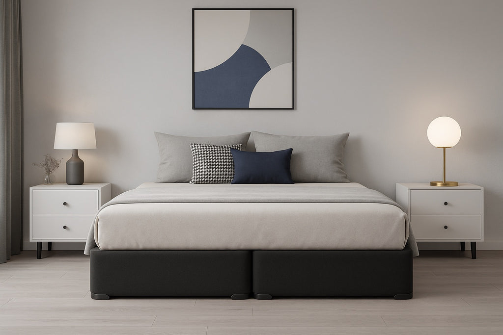 Split box spring made in Canada