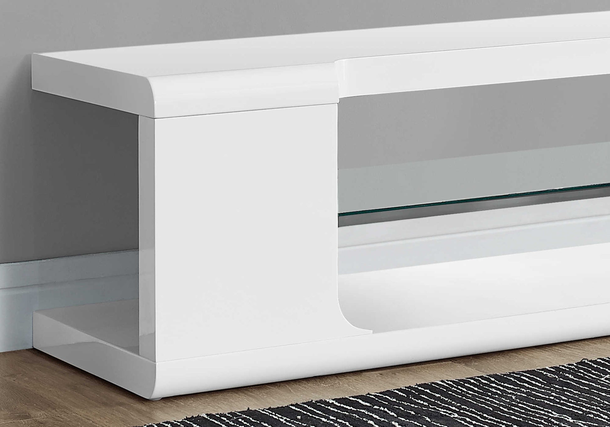 Modern TV Stand — White